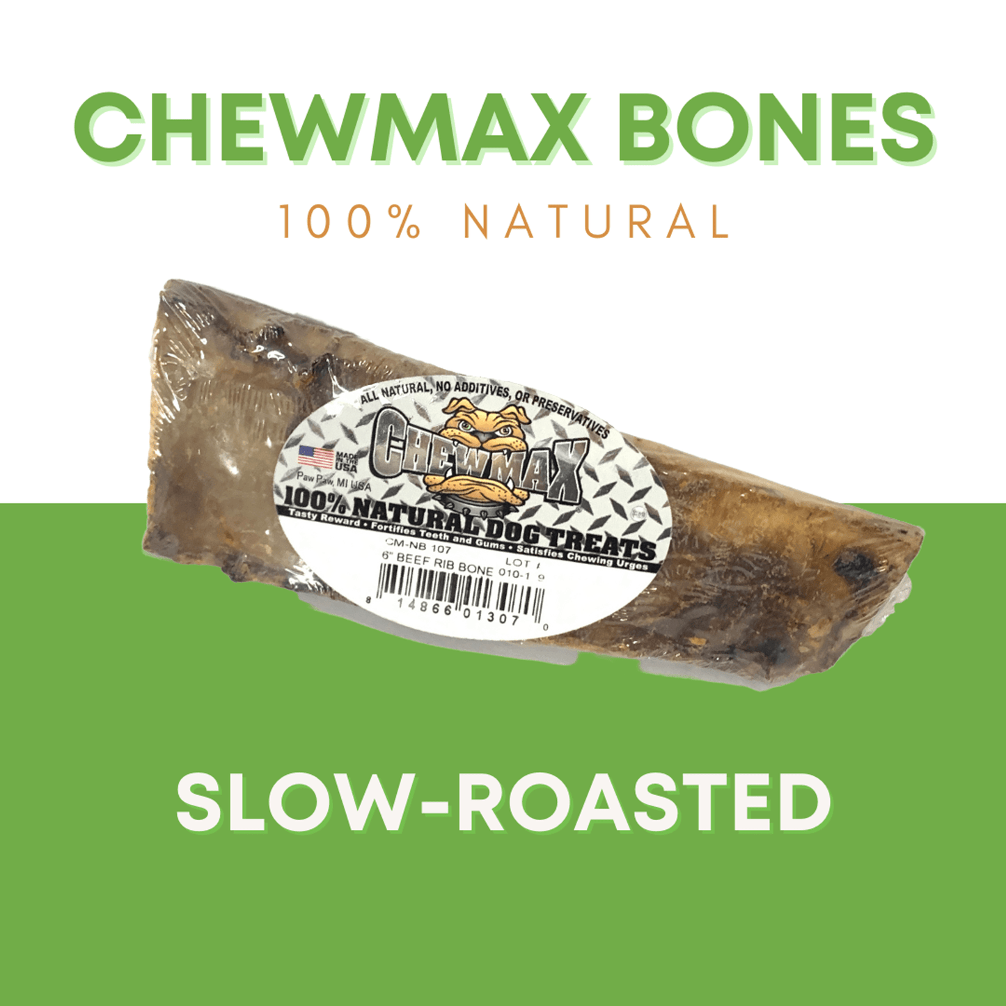 Natural Beef Rib Bone Chew